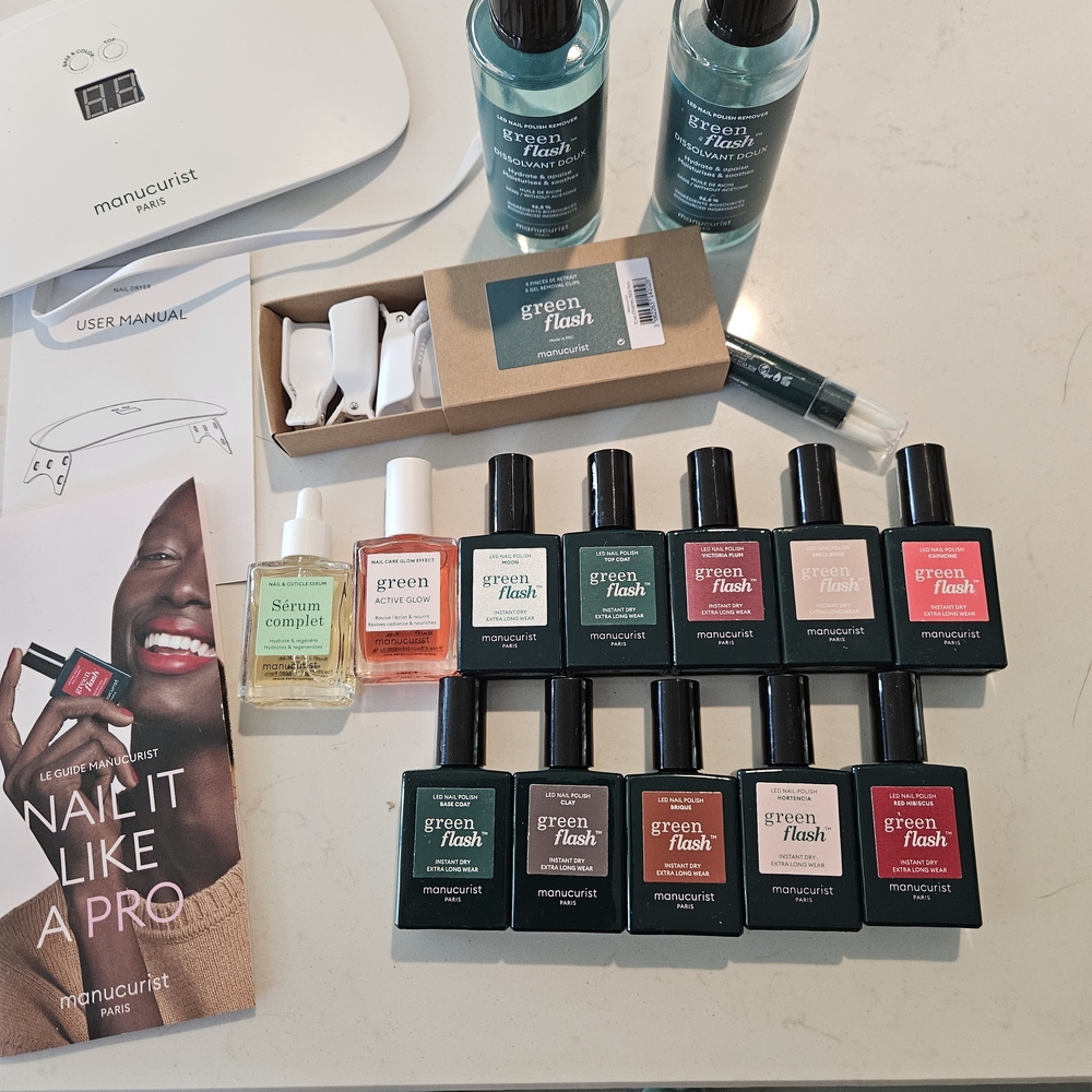 Manucurist Nail Polish Set with Green Flash